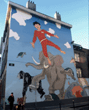 MURAL ART - LES REVES DE NIC (NIC'S DREAMS)