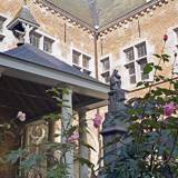 CLOISTER GARDEN OF THE HOPITAL NOTRE-DAME A LA ROSE