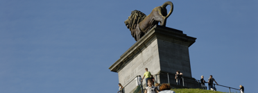 Lion's Hamlet & Visitors' Centre and Waterloo battlefield