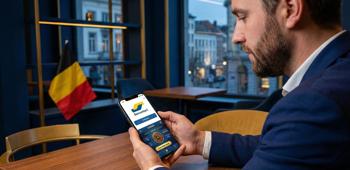 Belgische speler vergelijkt beste online casino’s van België met Bancontact