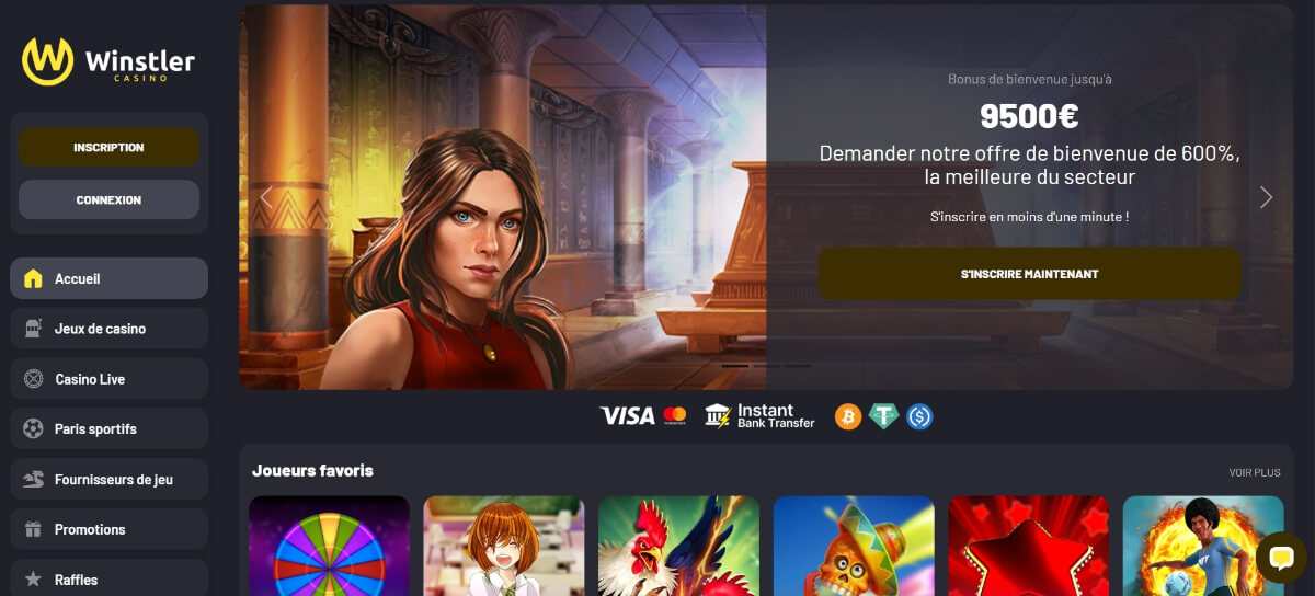 Winstler Belgique propose une bonne sélection de machines à sous, de jeux rapides et un live casino satisfaisant.